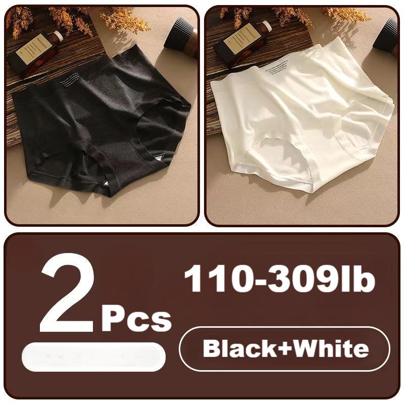 High waist womens underwear tummy control warm antibacterial panties