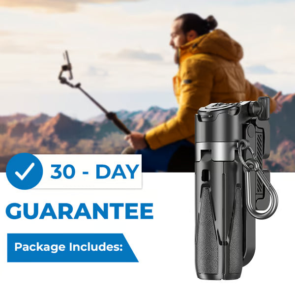 🔥 4-in-1 Multifunctional 360° Rotation Selfie Stick with Wireless Detachable Remote Control