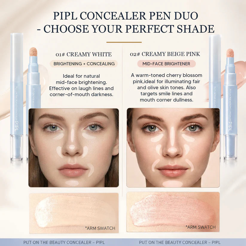 1Pc PIPL Moisturizing Concealer Face Brightening Concealer Covering Acne Scar and Dark Circles Under Highlighter Stick Concealer