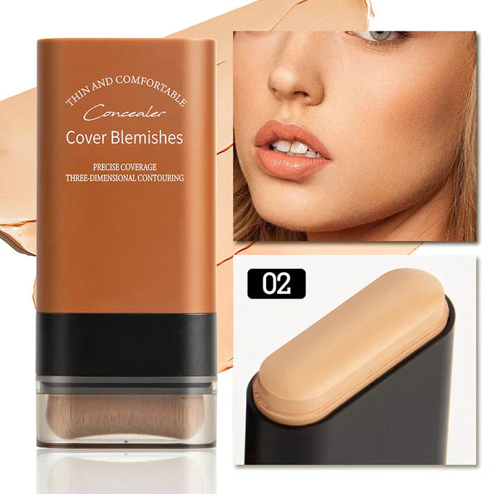 🎁2025 Hot Sale💕Hydrating Lightweight Foundation Stick with Brush