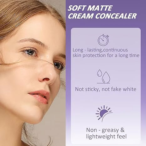 🔥 Soft Matte Cream Concealer