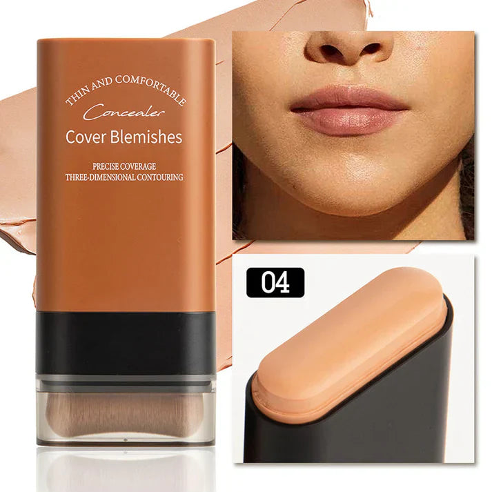 🎁2025 Hot Sale💕Hydrating Lightweight Foundation Stick with Brush