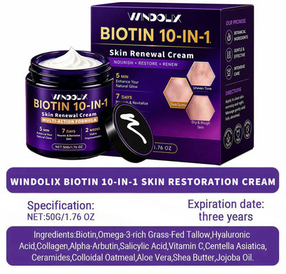 Windolix® Biotin 10-in-1 Skin Restoration Cream