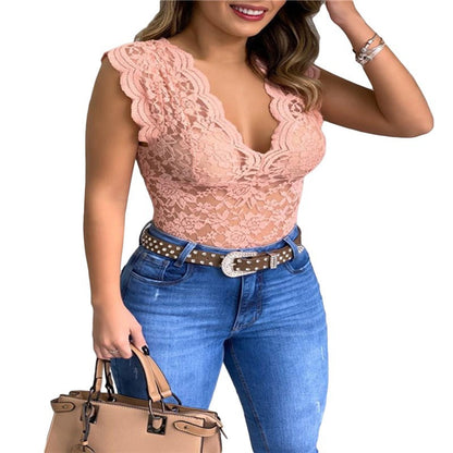 Lace Top Plus Size Push Up Wirefree Bra