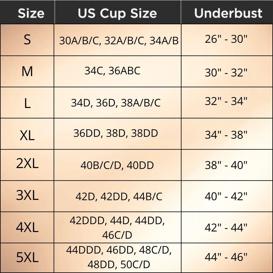 Adjustable Chest Brace Support Multifunctional Bra