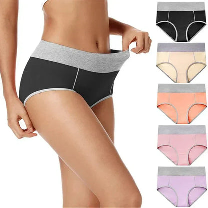 Buy 5 Get 5 Free Cotton Breathable Moisture-absorbing Antibacterial Underwear