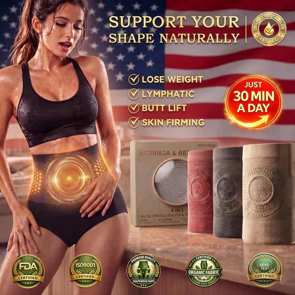 Official Brand Store |2026 Moringa &Berberine 4-in-1 Micro-Particle Shaping &Fat Burning Shorts