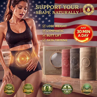 Official Brand Store |2026 Moringa &Berberine 4-in-1 Micro-Particle Shaping &Fat Burning Shorts