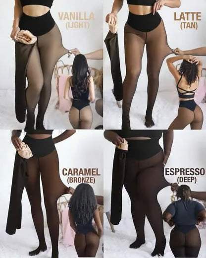 🔥LAST DAY SALE 50% OFF - 🔥New Compression Band & One Seam Option! The Original Magic Fleece Lined Leggings