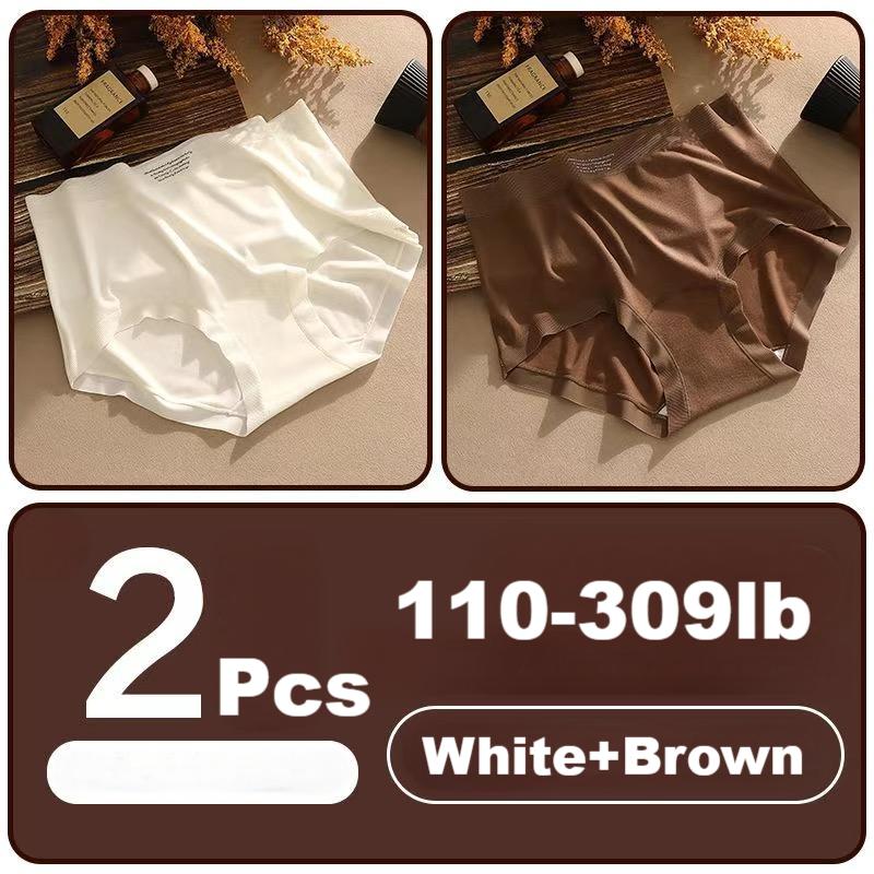 High waist womens underwear tummy control warm antibacterial panties