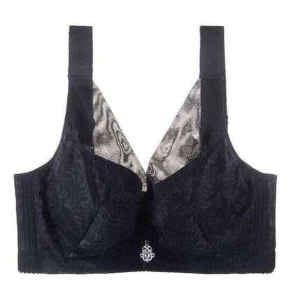 LACE BRA PLUS SIZE FULL CUP SHOULDER BAND ADJUSTABLE
