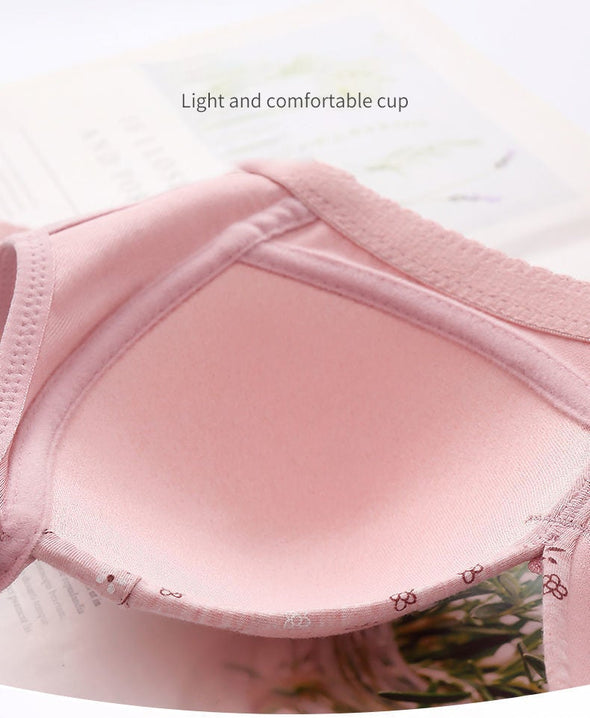 2022 Large size thin underwear anti-sagging bra