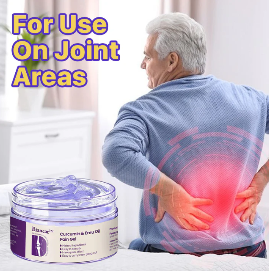 Biancat® Curcumin & Emu Oil Pain Gel – 🏥Backed by US Osteopathic Experts