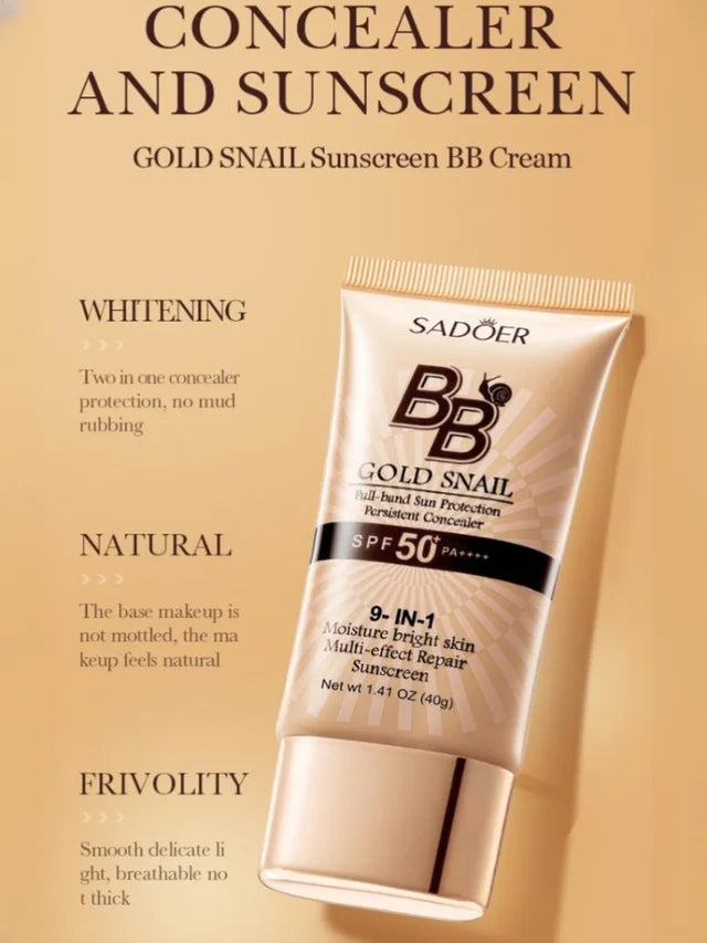 Hydrating Snail Isolation Repair Face Concealer Bb Cream