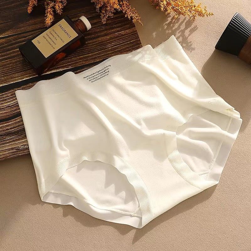 High waist womens underwear tummy control warm antibacterial panties