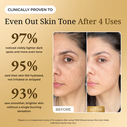 TONE Korean Rice Jam Brightening Mask