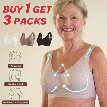 🎁Buy 1 Get 3 Packs🔥Super Firming Wire-Free Bra All-Day Comfort No More Sagging (3-Pack Value Set)