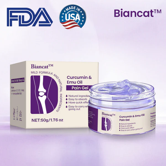 Biancat® Curcumin & Emu Oil Pain Gel – 🏥Backed by US Osteopathic Experts