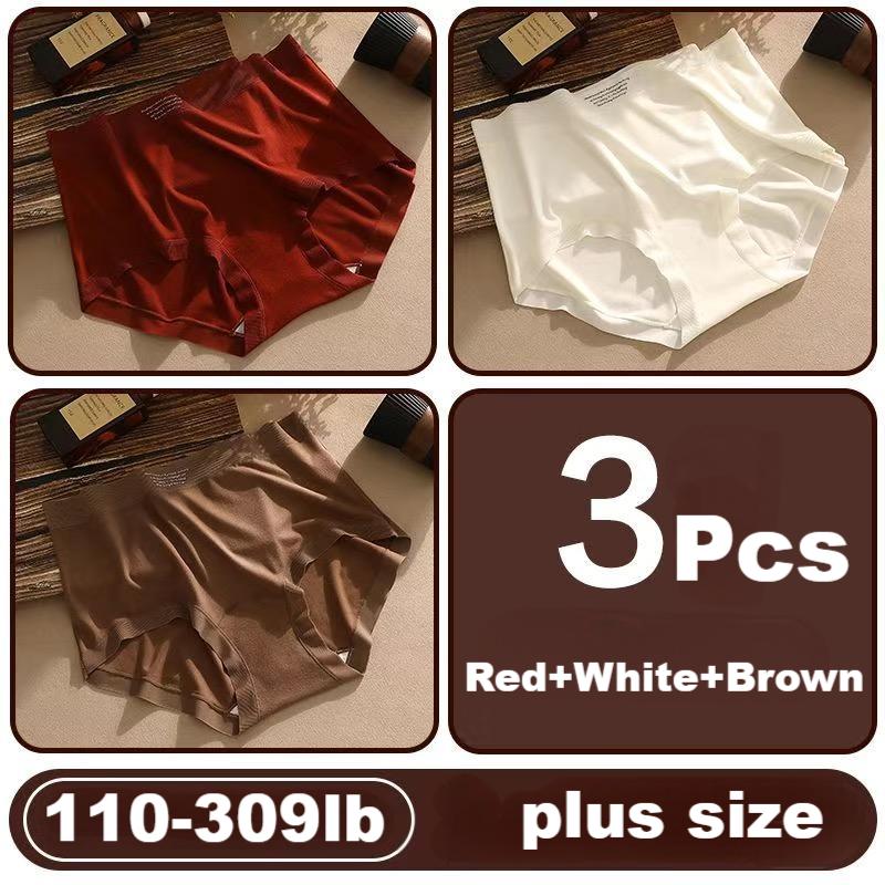 High waist womens underwear tummy control warm antibacterial panties