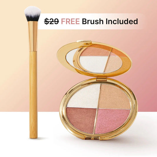 ✨ Last Day Buy 1 Get 1 Free ✨Glow Wardrobe Highlighting Eye & Cheek Palette