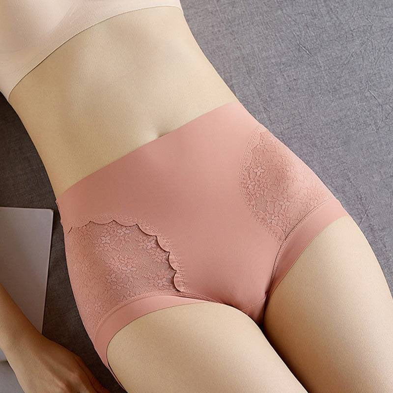 Womens Comfortable Traceless Lace Panties