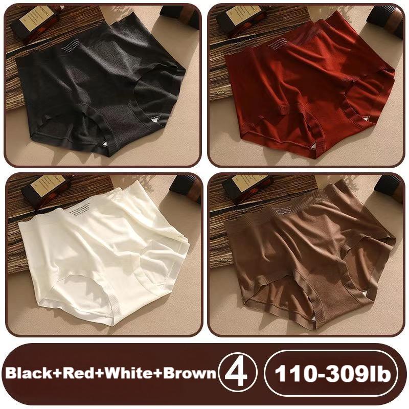 High waist womens underwear tummy control warm antibacterial panties