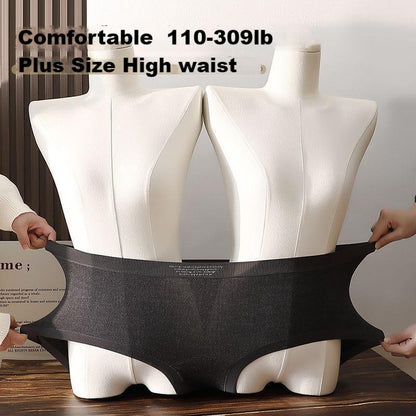 High waist womens underwear tummy control warm antibacterial panties