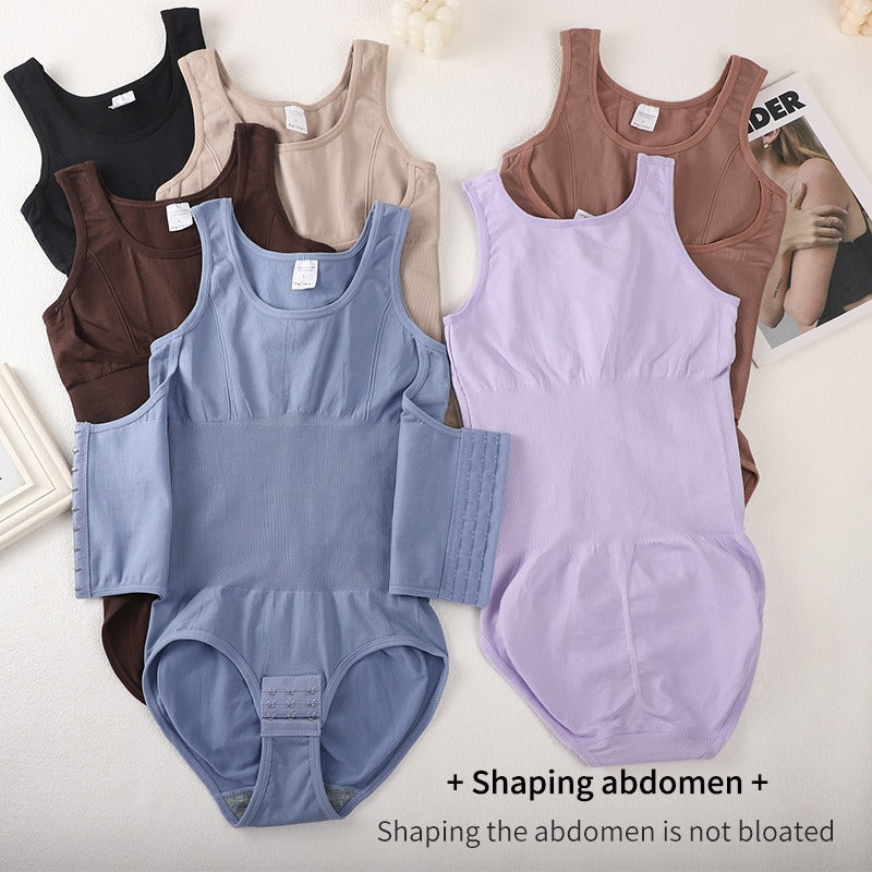 BUTTONED SHAPEWEAR BODYSUIT