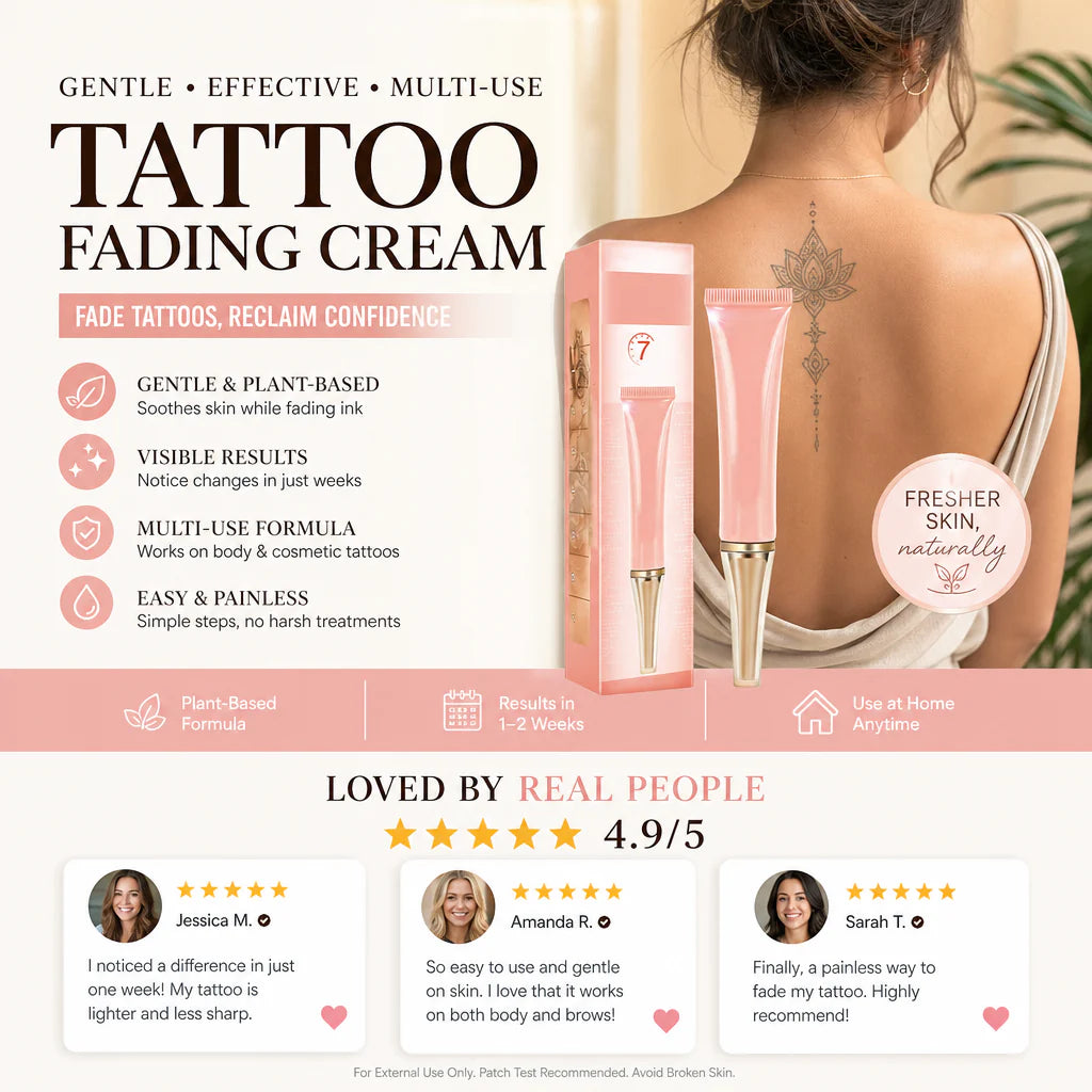 🔥 50% OFF · Gentle Effective Multi-Use Tattoo Fading Cream ✨