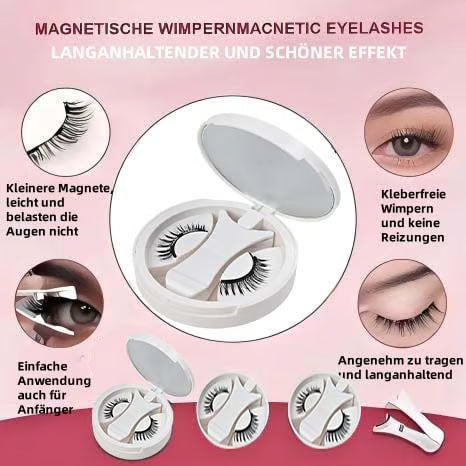 🔥✨ Hot Sale! ✨🔥 Magnetic Eyelashes – No Glue, No Mess, Effortless Glam Every Day 👁️💖💄 Travel-Friendly & Reusable Beauty Must-Have! 🌸💫