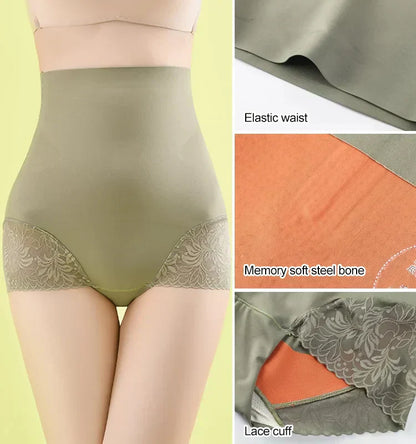 SEAMLESS HIGH WAIST HIP LIFTING PANTIES