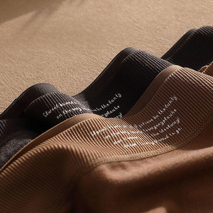 High waist womens underwear tummy control warm antibacterial panties