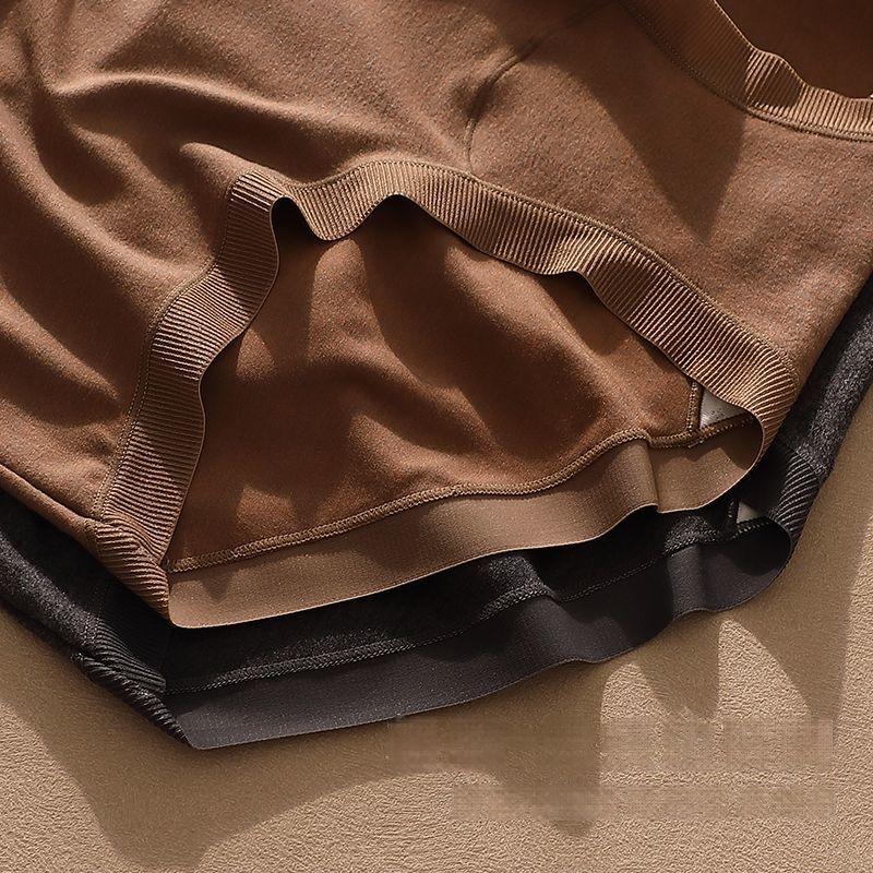 High waist womens underwear tummy control warm antibacterial panties