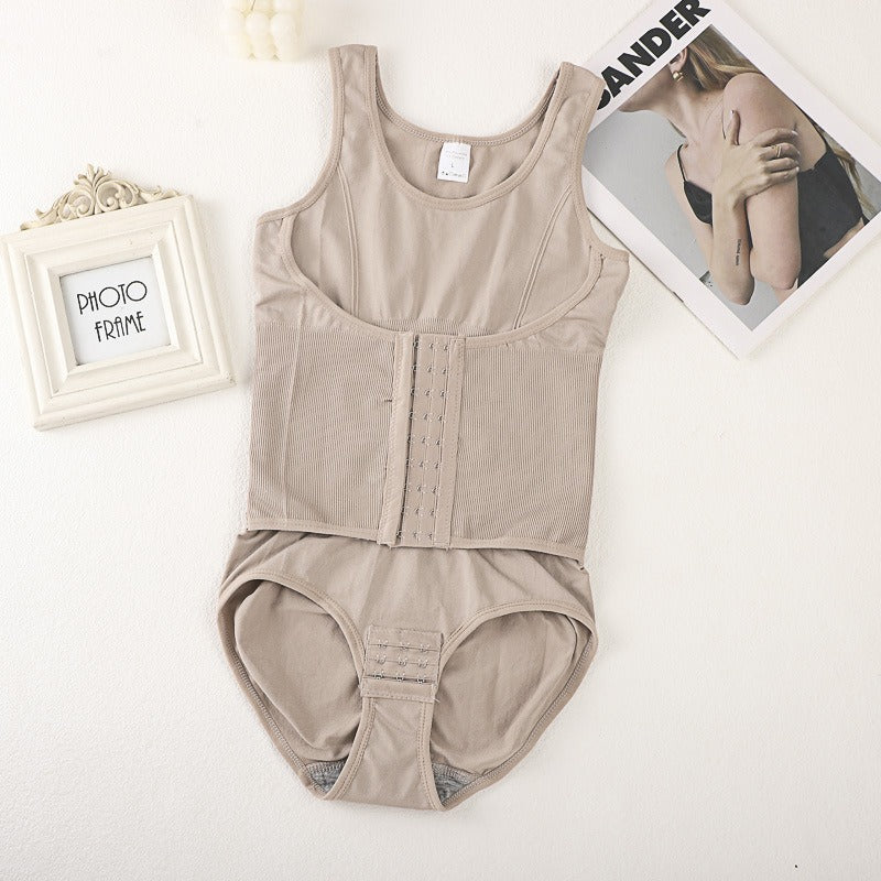 BUTTONED SHAPEWEAR BODYSUIT