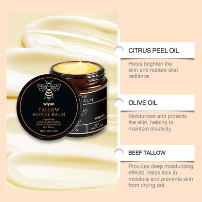 Organic Grass Fed Beef Tallow Balm