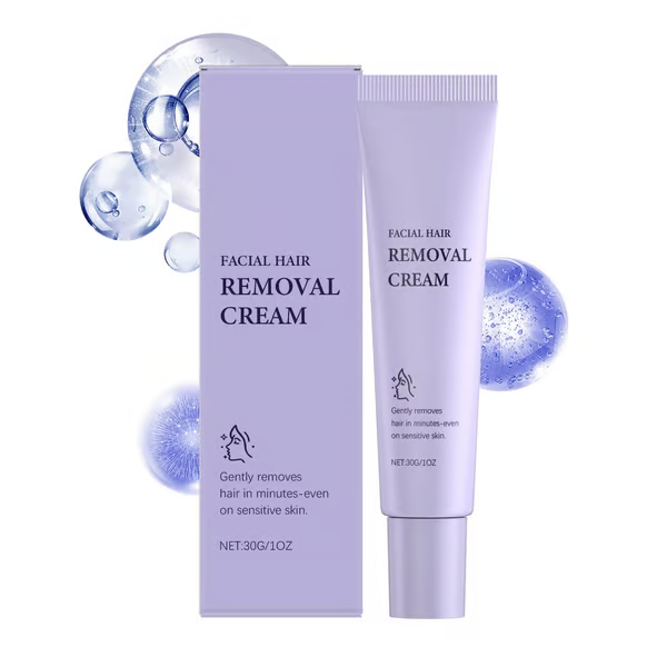 Gentle and Painless Facial Hair Removal Cream