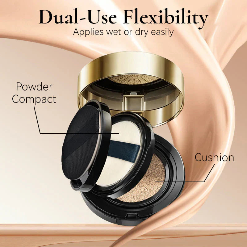 Double-Layer Concealer Cushion Powder Compact 2-In-1
