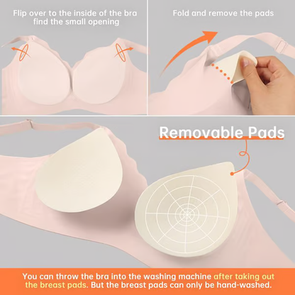 Mother‘s Day Sale💖Seamless Scalloped Push-Up Bra