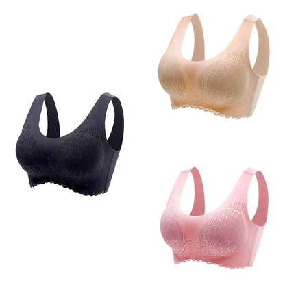 Latex 4.0 Graceful Anti saggy Breathable Lace Bra