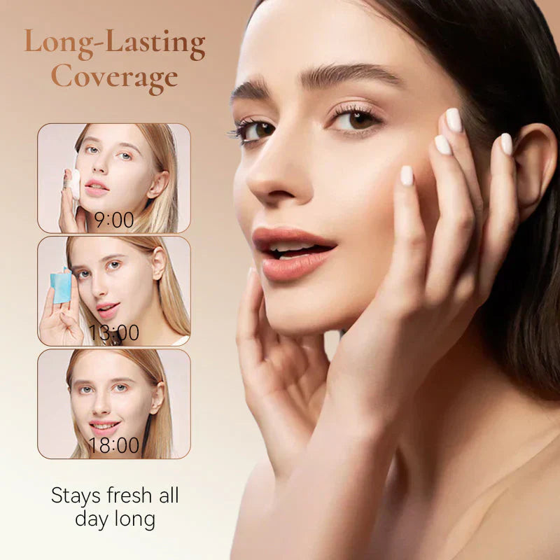 Double-Layer Concealer Cushion Powder Compact 2-In-1