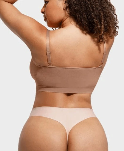 Womens Wireless Sculpt Bra Comfort Bralettes No Underwire Unlined Cami Bra