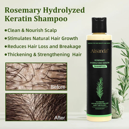 🔥LAST DAY 50% OFF - 🎅Alisanda® Organic Rosemary Hair Growth Shampoo
