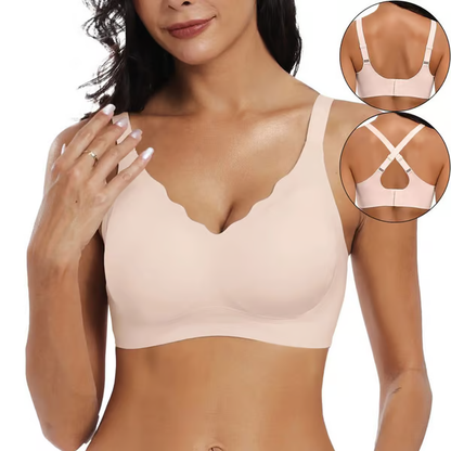 Mother‘s Day Sale💖Seamless Scalloped Push-Up Bra