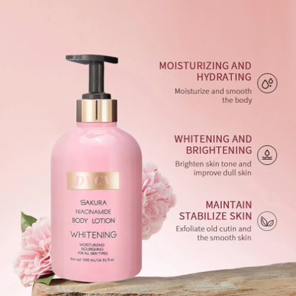 DVDC Sakura Niacinamide Body Lotion.